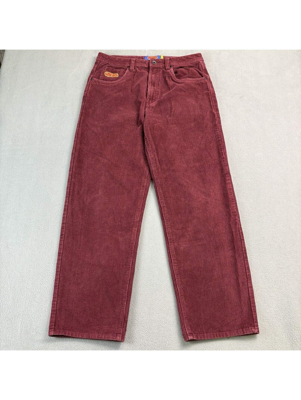 Empyre Corduroy Pants Size 32x29 in. Burgundy